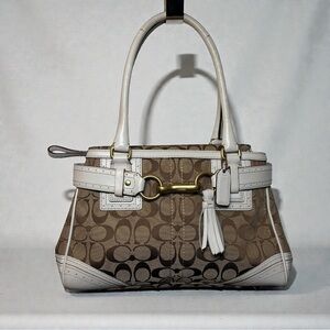 Y2K Coach Signature Hampton Satchel
